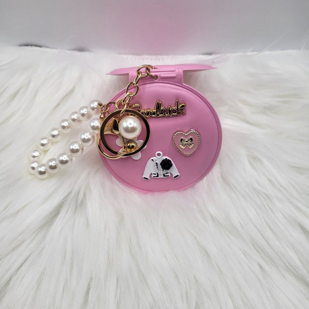 Designer Keychain Mirror Compact - Picture 2 of 9